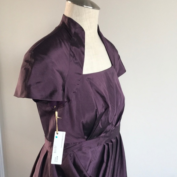Medium purple Bodybag ruched dress NwT - Picture 3 of 12
